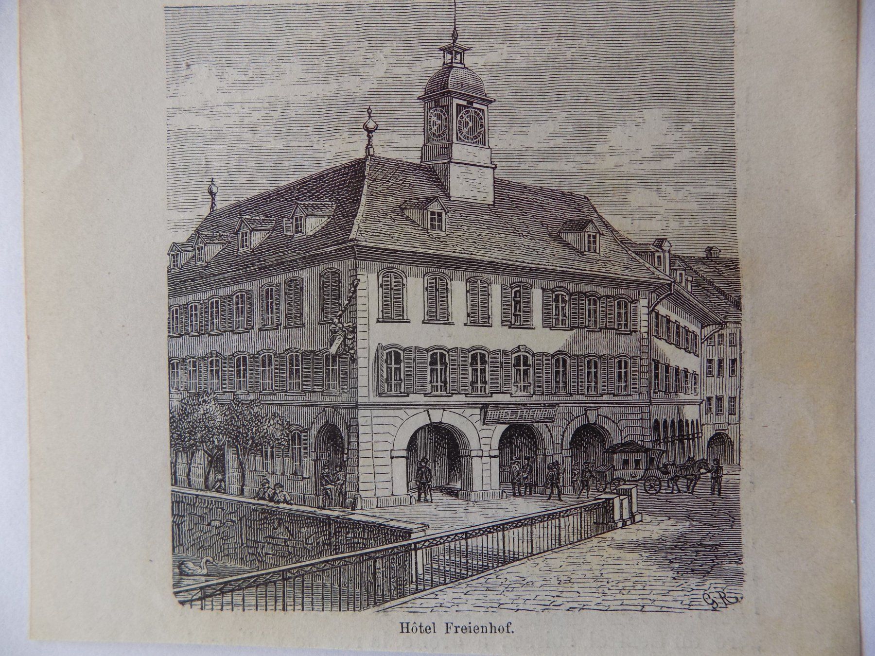 Gravures: Hotel Freienhof Thun – D'occasion à Risch par Antikfee 3