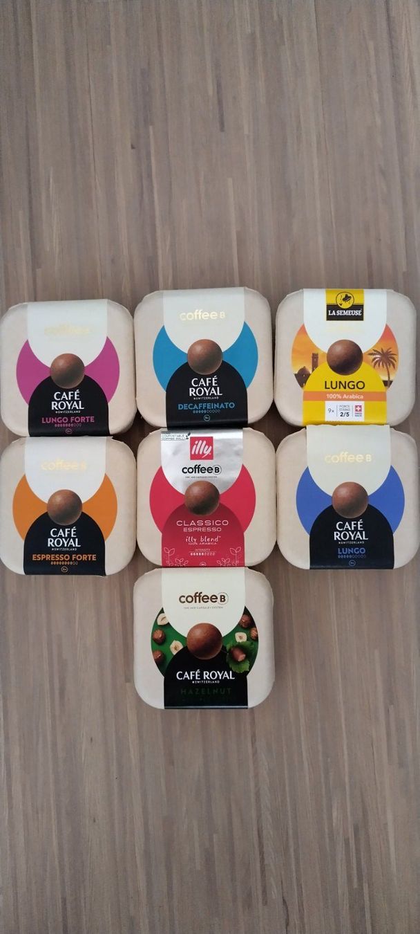 Migros Lebensmittel & Spezialitäten: Kaffeekapseln coffeeB – Neu (gemäss Beschreibung) aus Oftringen von Moliver