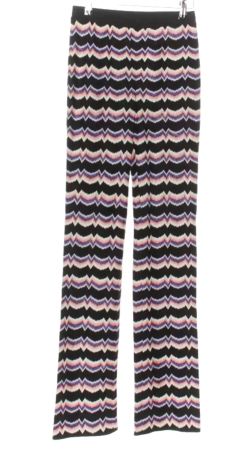 MISSONI Strickhose Hose Pantalone Zickzack Wolle Gr.34 NEU