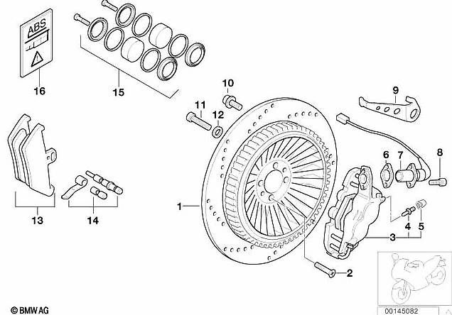 BMW Accessori per altri veicoli: NEU BMW Bremsscheibe hinten – Nuovo e nell'imballaggio originale da Landquart venduto da jes_6zrh