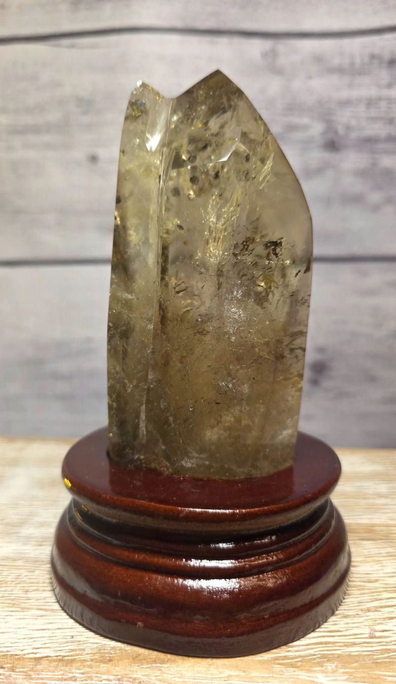Mineralien & Heilsteine: Top Citrin Obelisk 569g – Neu und originalverpackt aus Matzingen von Shay_Crystalz