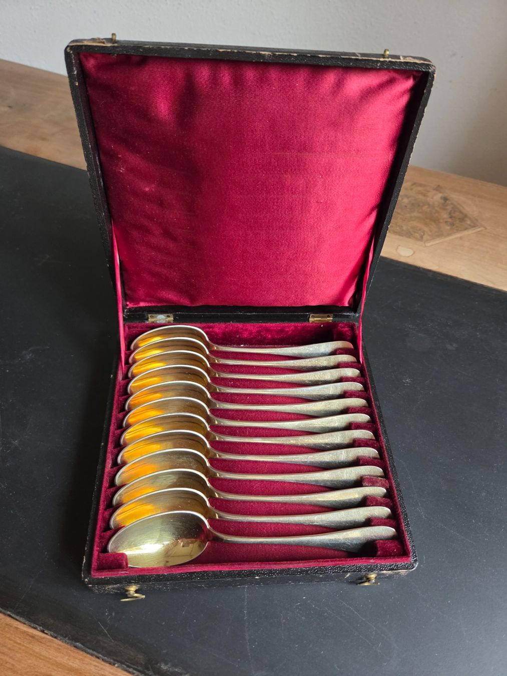 Löffel: 12 silberne Kaffee-Löffeli – Gebraucht aus Bettlach von Emmy22