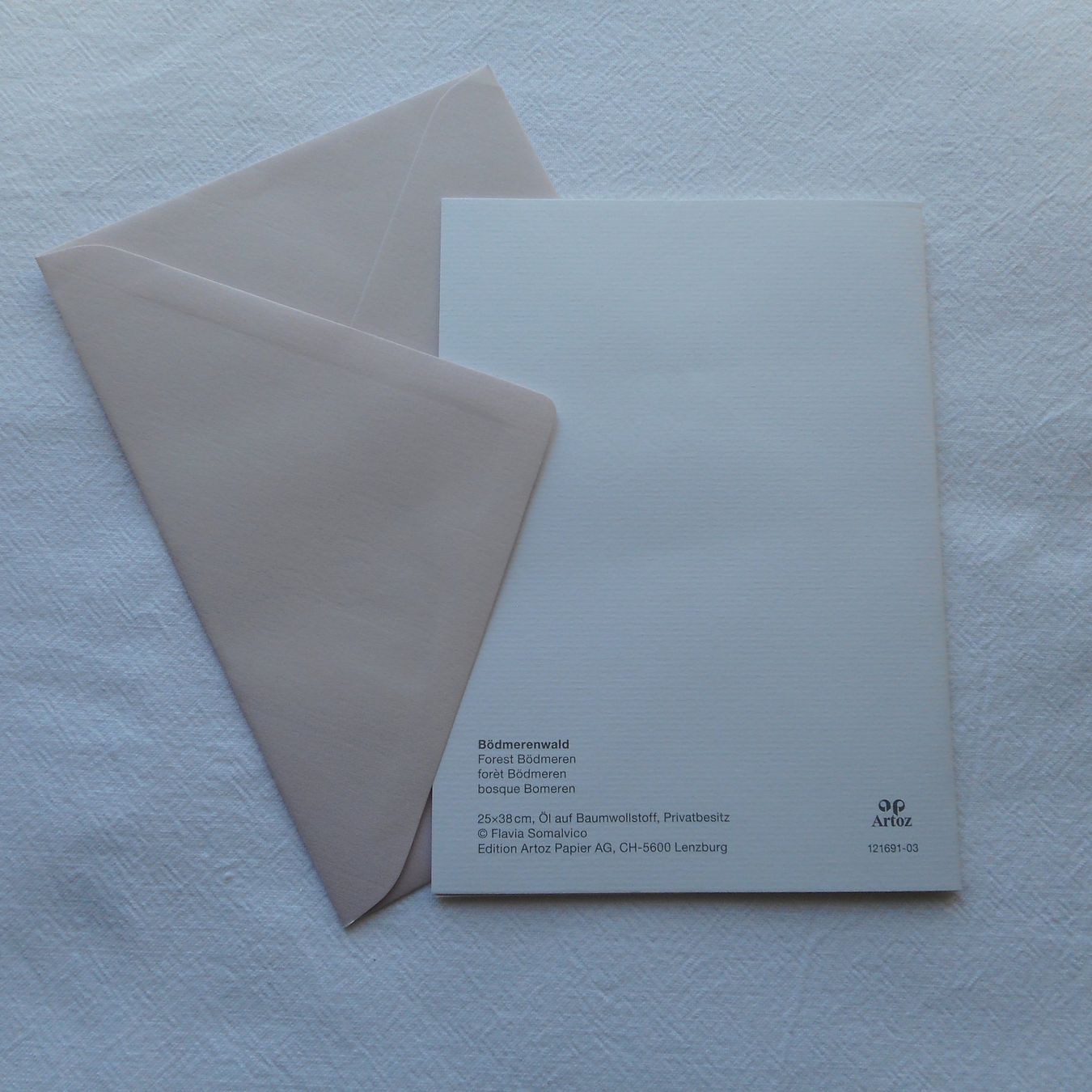 Cartoline postali: Kunstkarte - Flavia Somalvico – Nuovo e nell'imballaggio originale da Niederlenz venduto da Berghem 1