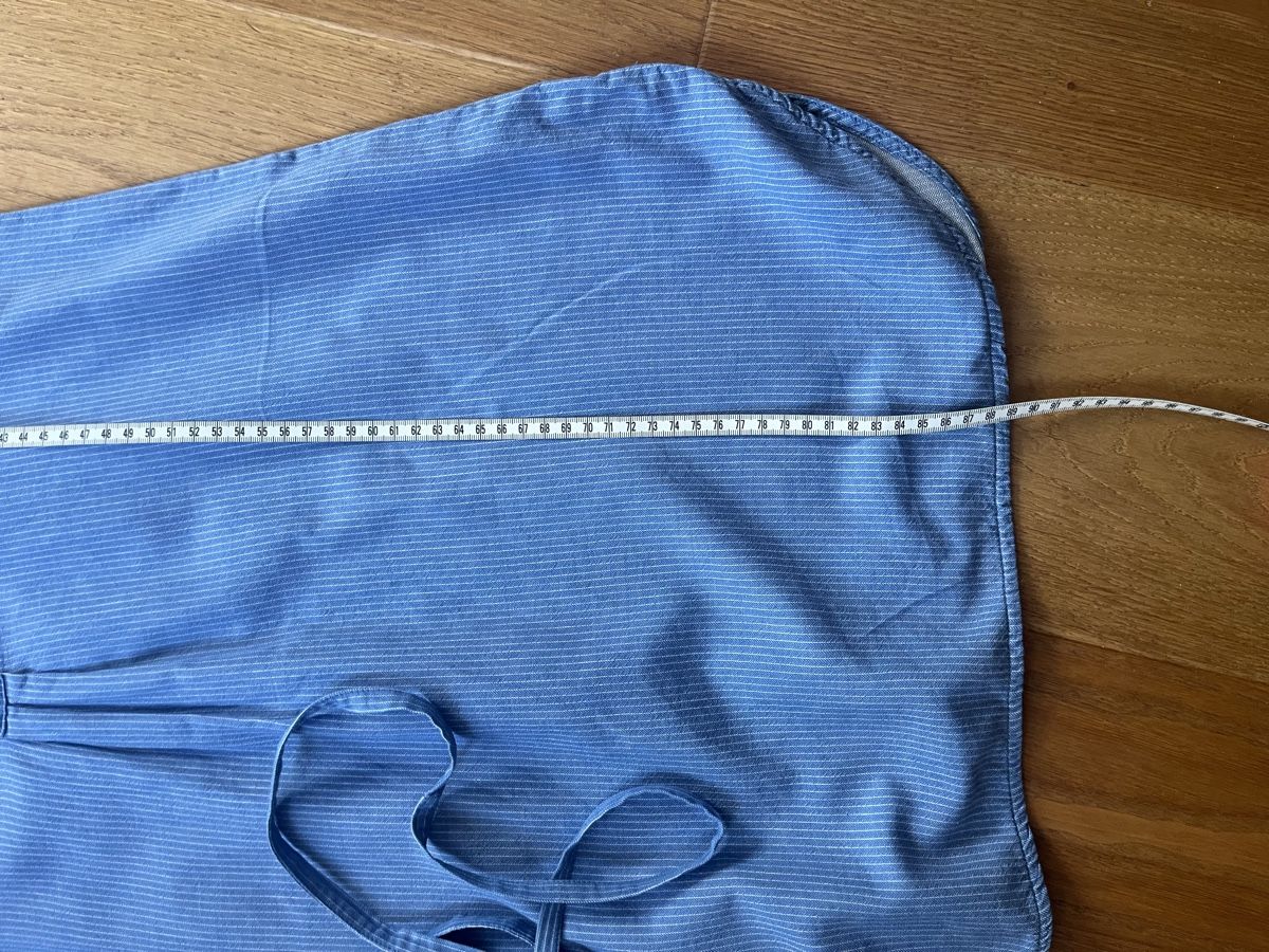 Massimo Dutti Vestiti: Massimo Dutti Hemdkleid, hellblau gestreift, Gr. S – Usato da Wädenswil venduto da Iana32 4
