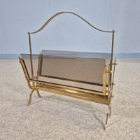 Messing Magazin Rack Zeitungsständer Zeitschriftenhalter