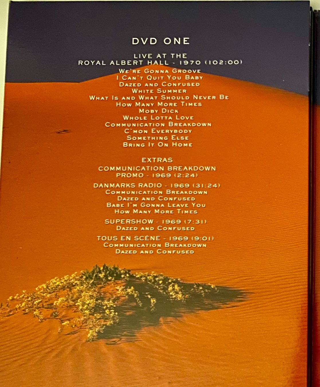 Tutti i DVDs: Led Zeppelin 1970-1979 2DVD  2003 – Nuovo e nell'imballaggio originale da Forch venduto da xtcpiemont 2
