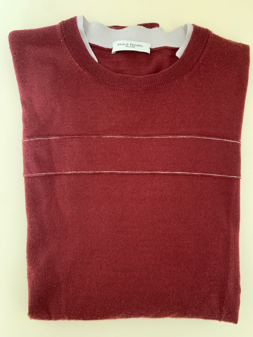 Pullover & Sweatshirts: Paolo Pecora Pullover Crewneck Sweater Extra Fine – Gebraucht aus Rüschlikon von Brixen07 2