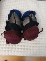 4 Damen BHs, Spitze, Gr. 80B