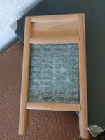 Waschbrett Holz Metall vintage guter Zustand klein