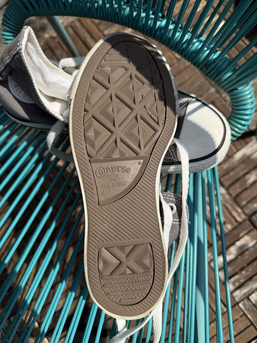 Converse Herrenschuhe: Converse All Stars Chucks Gr. 4 / 36.5 Grau – Gebraucht aus Russikon von Leks4 4