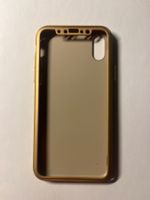 Schutzhülle Case 2 teilig iPhone X gold