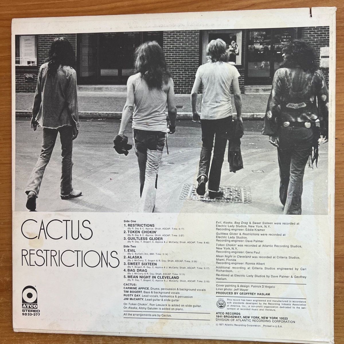 Dischi in vinile: Cactus - Restrictions / 1. US-Press. 1971 – Usato da Gais venduto da soundcave57 1