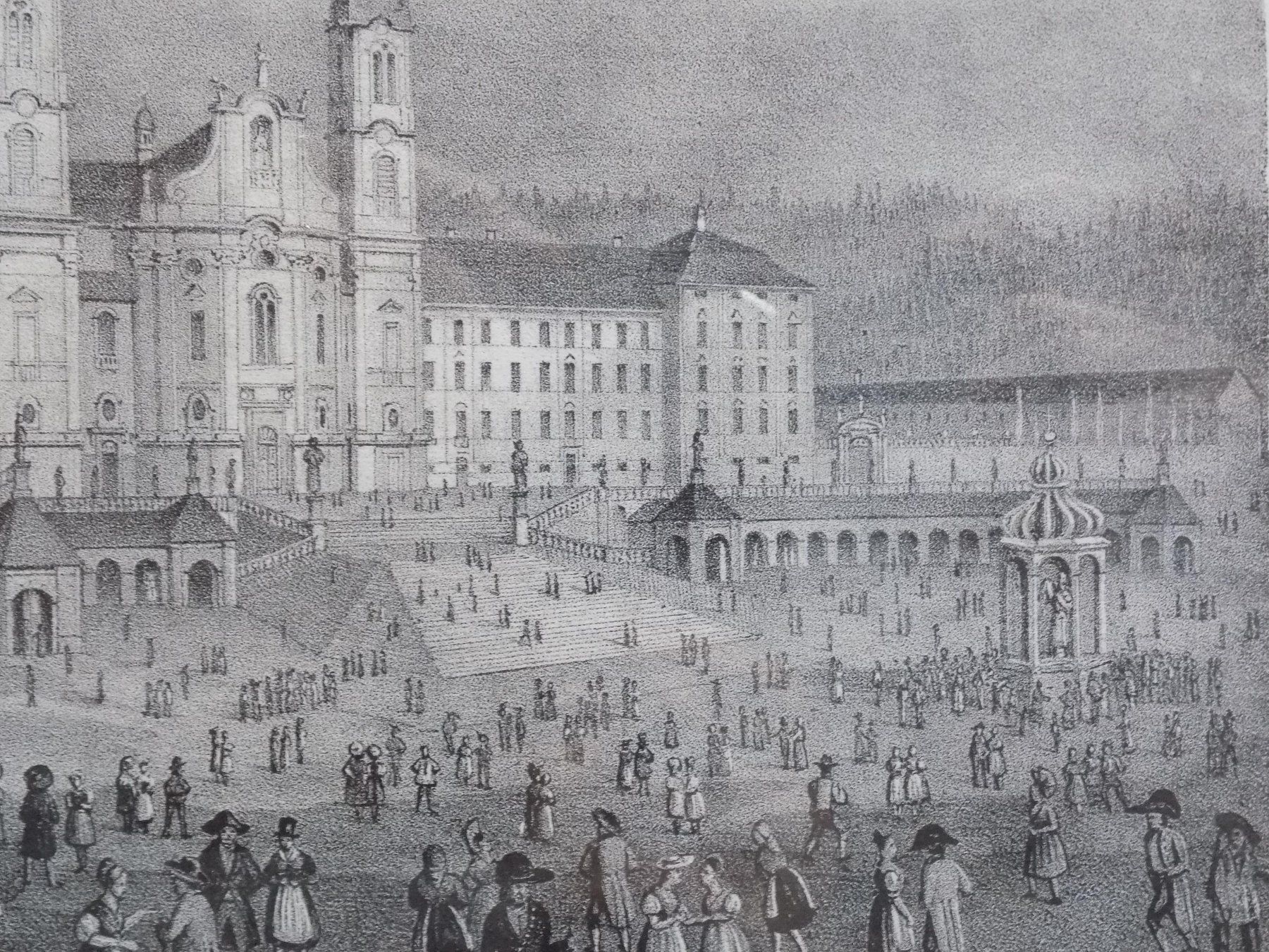 Incisioni: Einsiedeln Kloster – Usato da Risch venduto da Rischli15 8