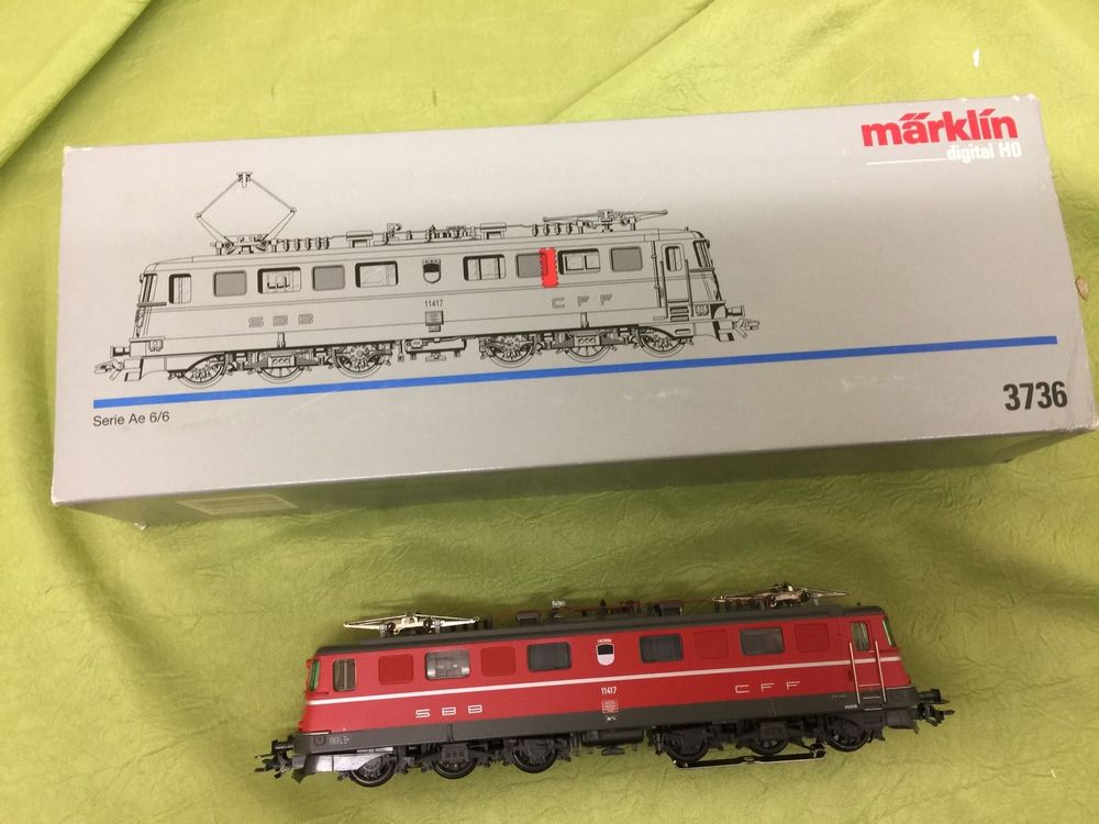 Märklin Lokomotive digital 3736 Ae 6/6 | Kaufen auf Ricardo