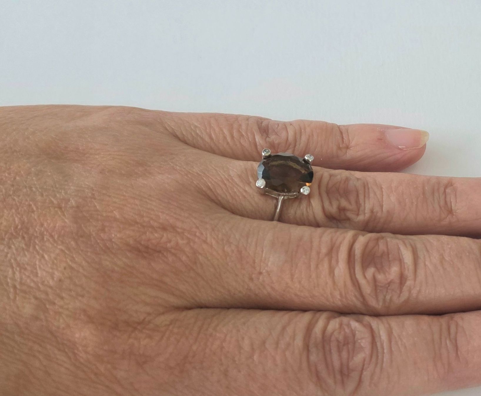 Bagues: Zeitloser Silber925  Rauchquarz Ring - Neu – Neuf avec emballage d'origine à Uetikon am See par Coralreef 8