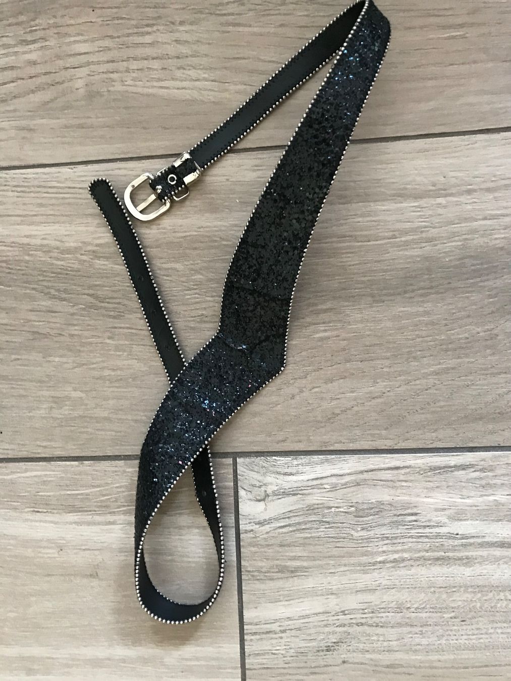 Cinture: Gürtel (Damen) - schwarz & glitter – Usato da Lausanne venduto da opi_92cn 7