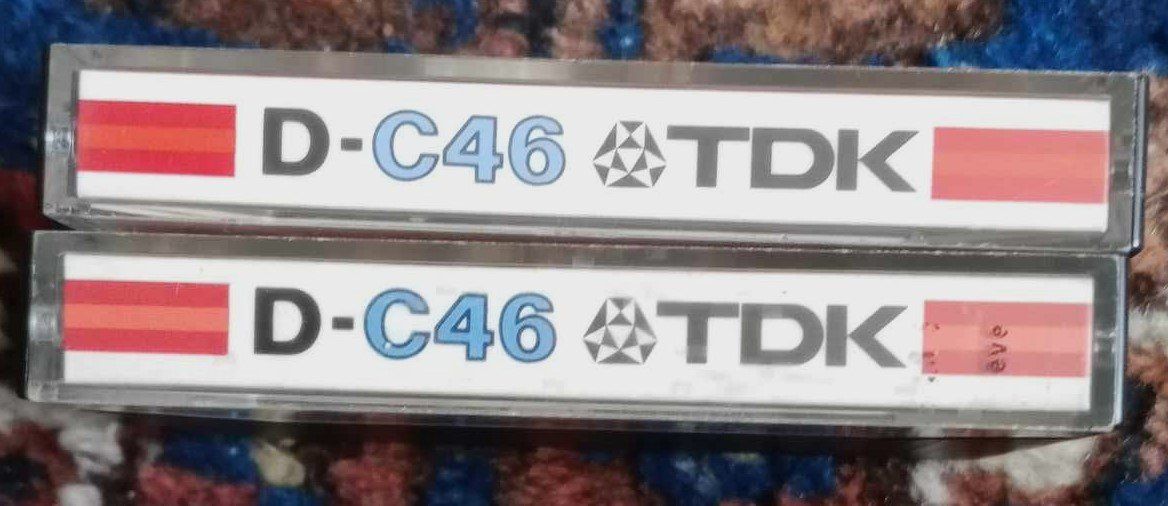 Kompaktkassetten: TDK D-C46 - cassettes / kassetten MC - 2x – Gebraucht aus Le Locle von borgespatricia 2