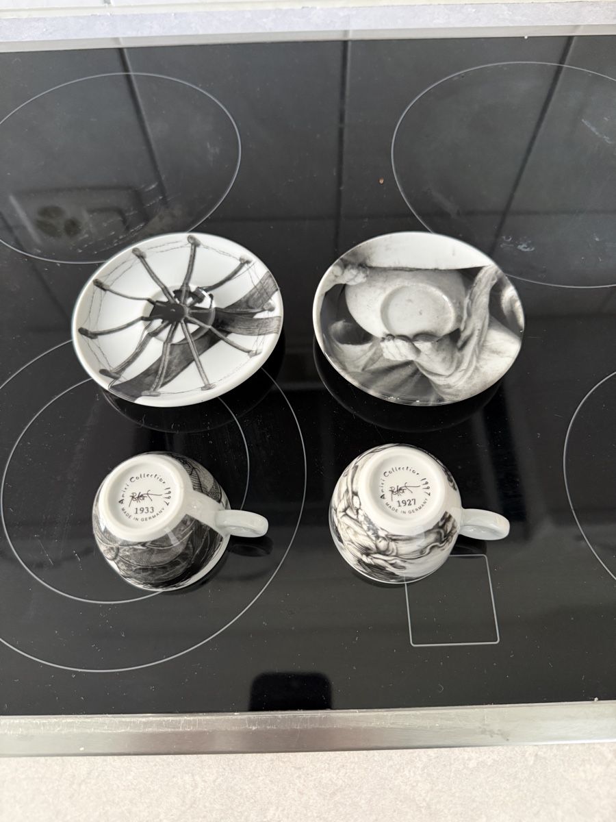 Illy Tazze: 2 x Illy Amici Rare Espresso Cups Set Art Collection – Usato da Zürich venduto da kuengka 1