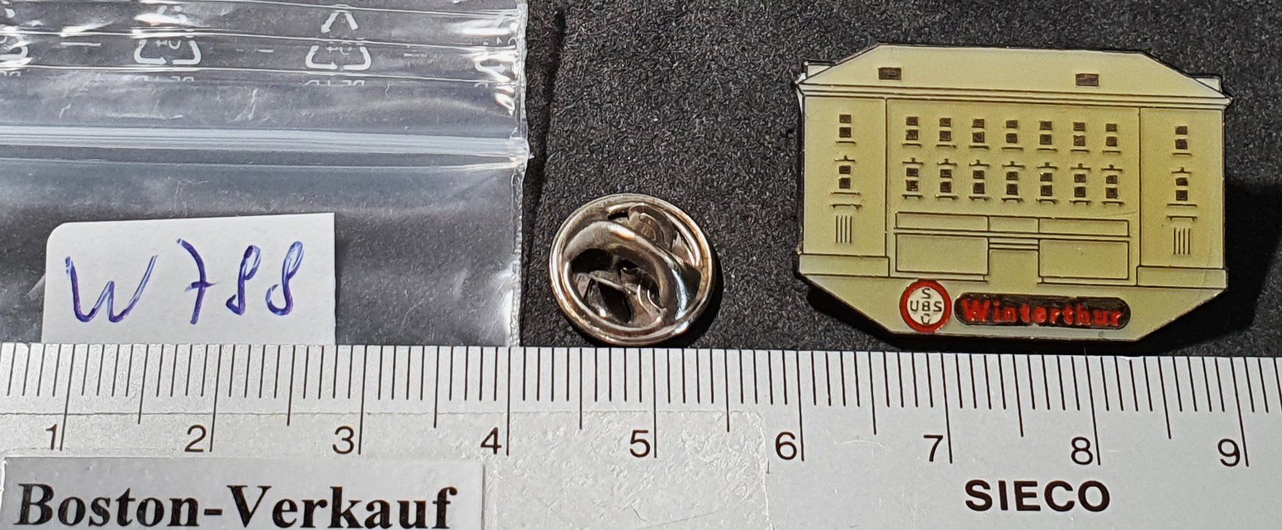 Placchette & Badge: W788 - Pin UBS SBG Winterthur – Usato da Reinach BL venduto da Boston-Verkauf 2