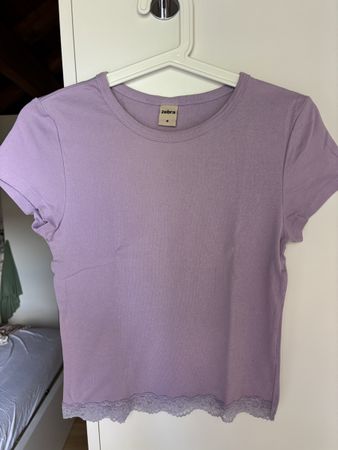 Damen T-Shirt Zebra, lila, Grösse M, guter Zustand