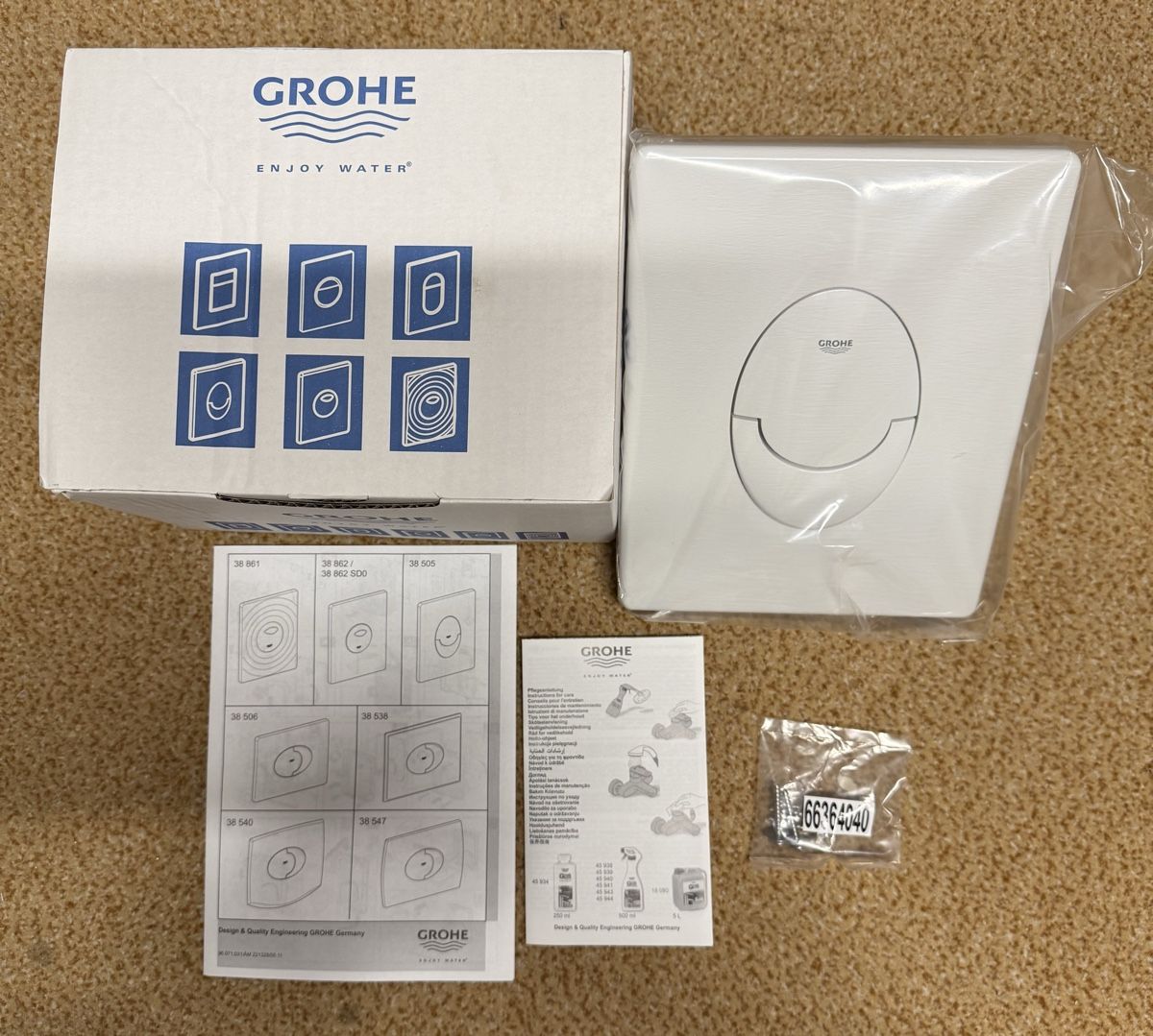 Grohe WC: Grohe Betätigungsplatte – Nuovo e nell'imballaggio originale da Oberhof venduto da Babylonier 1