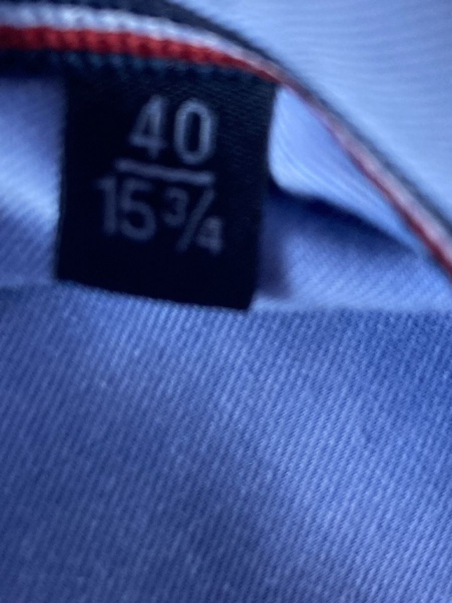 Tommy Hilfiger Camicie: Herren Hemd Tommy Hilfiger Regular Fit Grösse 40 hellblau – Usato da Mülenen venduto da Rapunzel99 2