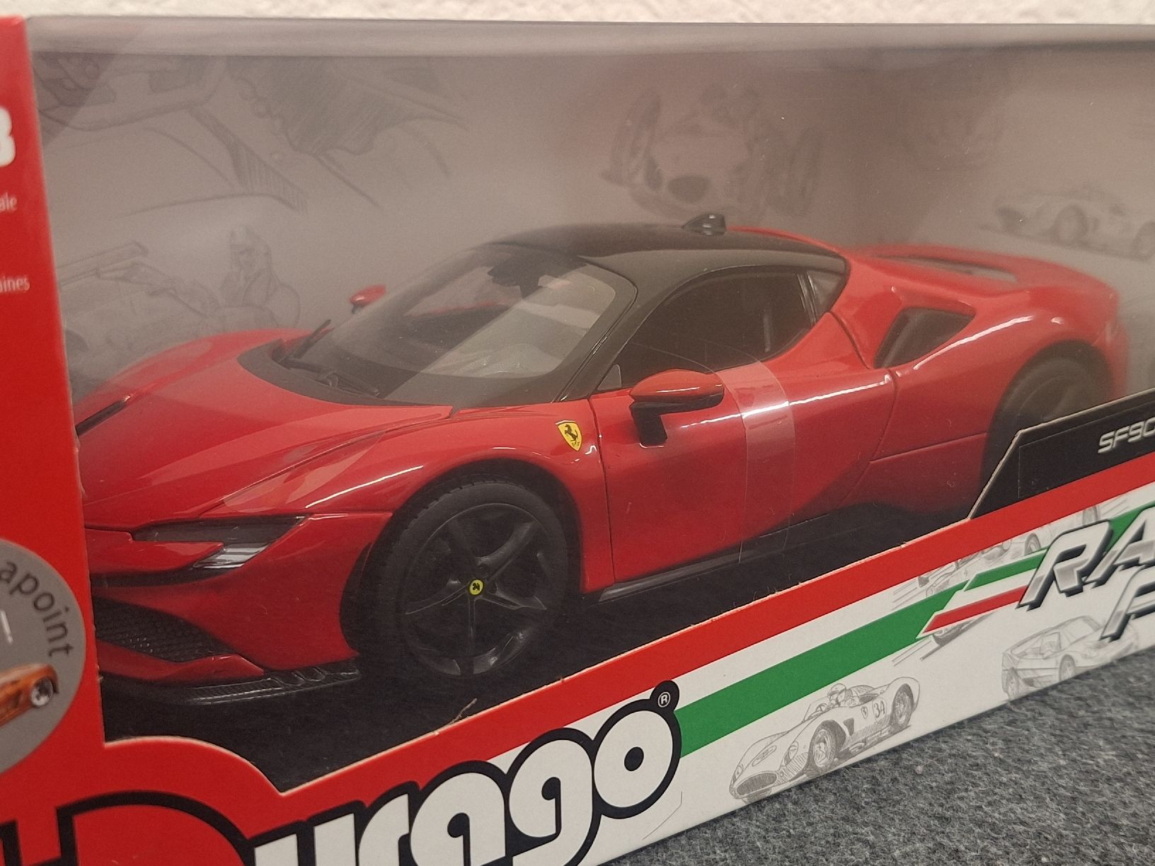 Bburago Modellautos: Bburago Ferrari SF90 Stradale 1/18 – Neu (gemäss Beschreibung) aus Grüt (Gossau ZH) von wisdomio7 2