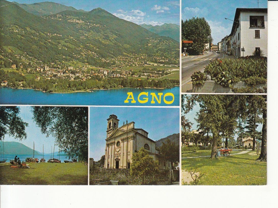 Ansichtskarten: Agno 1990 – Gebraucht aus Bürglen TG von StampGraf
