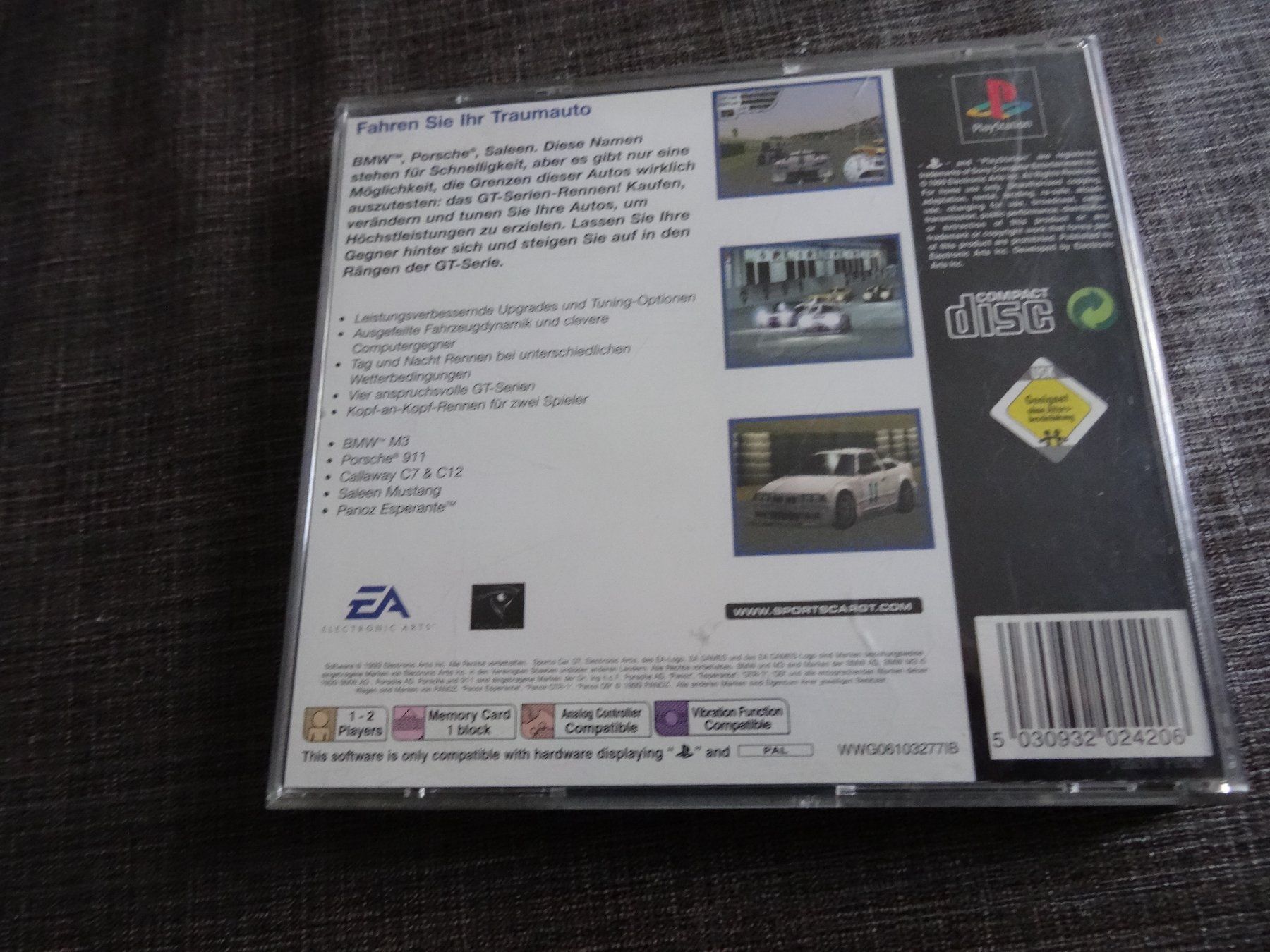 Sony Spiele: Sports Car GT PS1 – Gebraucht aus Olten von Disc-Ausverkauf 2