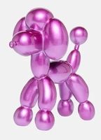 Originelle Deko Figur Lawrence Grey Home Ballon Hund Pink