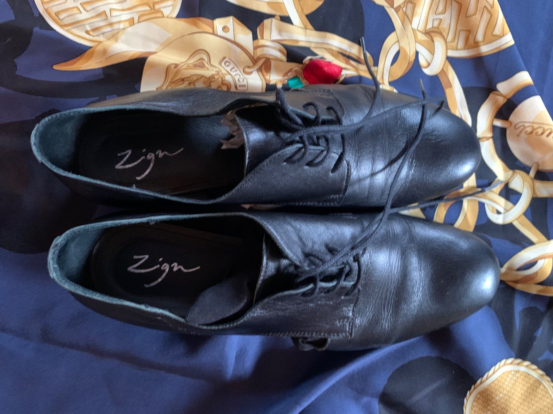 Damenschuhe: ZIGN Schnürschuhe Gr  41 Farbe: Schwarz Material: 100% Leder – Gebraucht aus Interlaken von Bona55 3