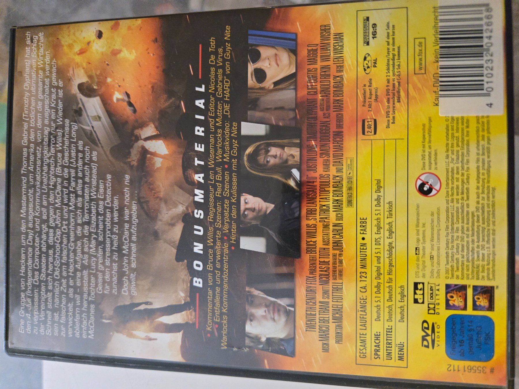 Tutti i DVDs: Stirb Langsam 4.0 DVD – Usato da Bussigny venduto da Kfdlt 1