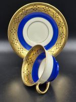 Rosenthal Kronach Dorit Tee Mokka Tassen Kobaltblau 1930s