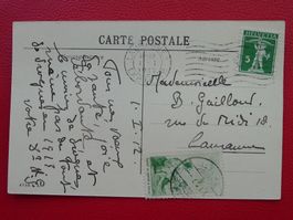 1912, II (Vorläufer) von LAUSANNE auf Karte, Kat: 1'000.-