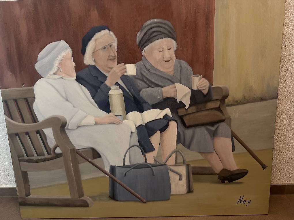 Dipinti: Tableau original  Uli Van Neyghem (Ney), 100 – Usato da Prangins venduto da heima00