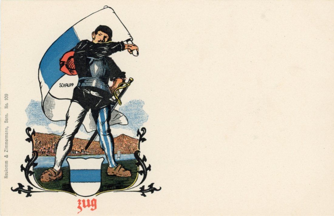 Ansichtskarten: Zug   ZG        ca. 1900 – Gebraucht aus Brig von Valcards54