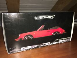 Porsche 911 (Typ 930) Carrera Cabriolet 1/18 no Minichamps
