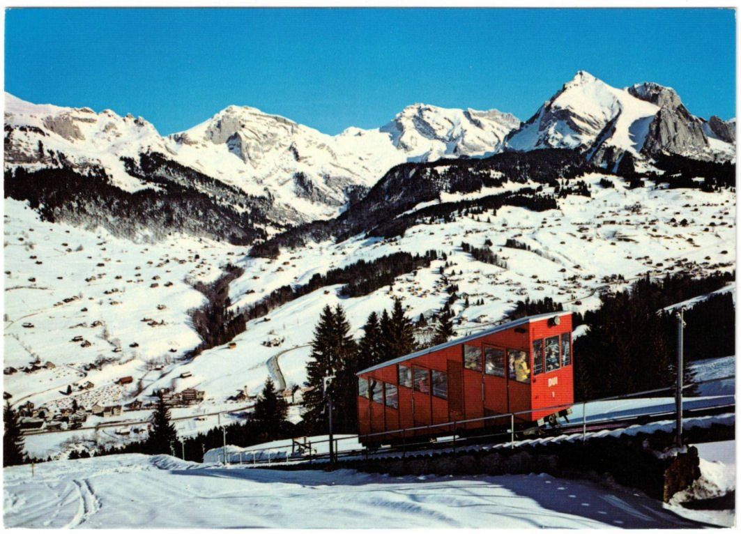 Cartoline postali: Unterwasser - Standseilbahn Iltios – Usato da Binningen venduto da Mountainrider