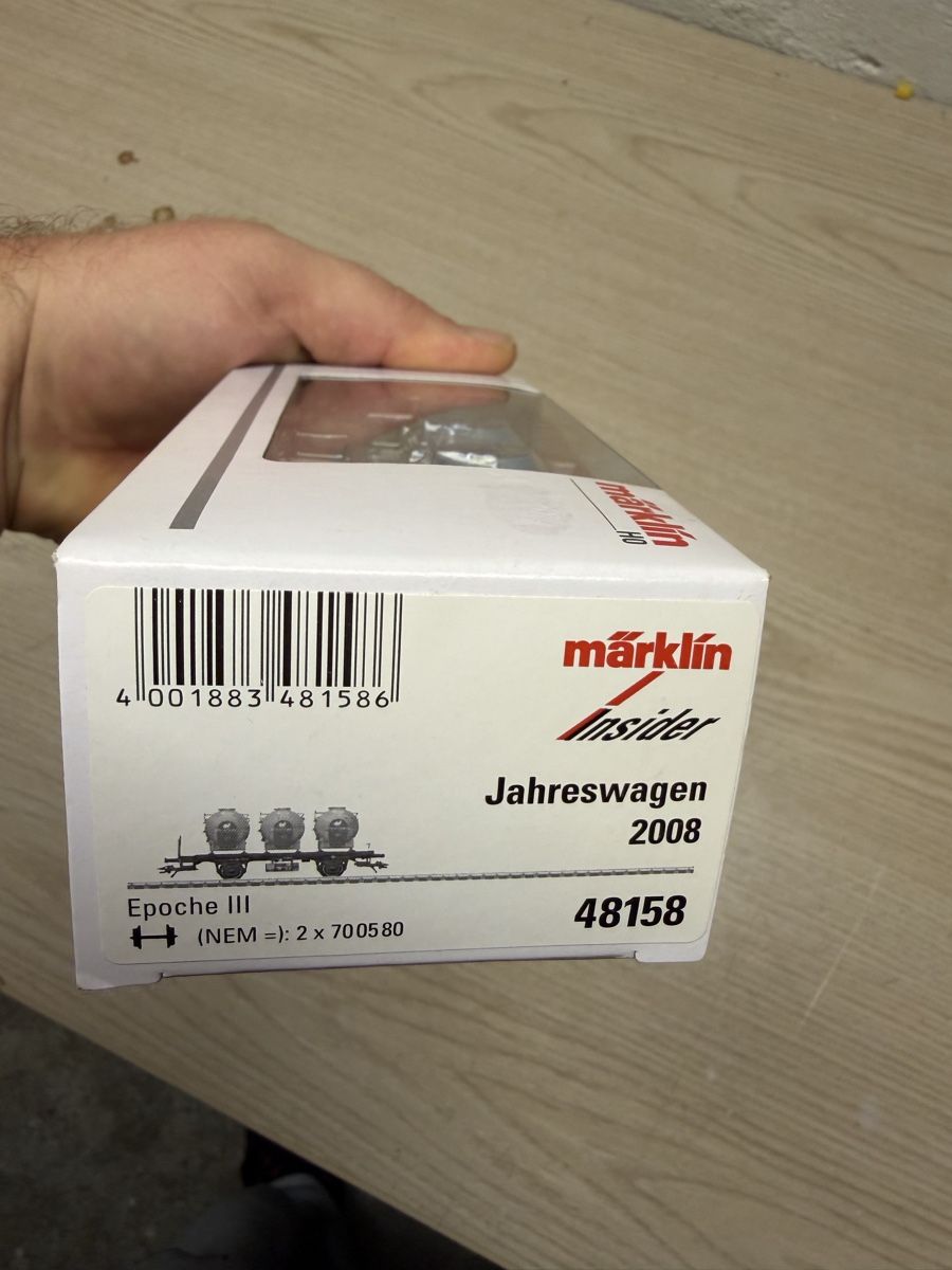 Märklin Modellini di ferrovie: Marklin Güterwagen HO 48158 – Nuovo e nell'imballaggio originale da Herzogenbuchsee venduto da ioa_zcm6 3