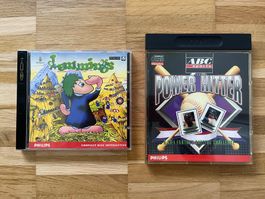 Philips Cdi CD-I Lemmings + Baseball Power Hitter Spiele