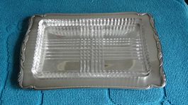 Art Deco Anbietschale Versilbert