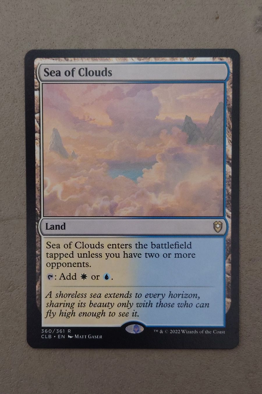 Magic The Gathering Carte collezionabili: Mtg, Sea of Clouds – Usato da Elsau venduto da majeerdi