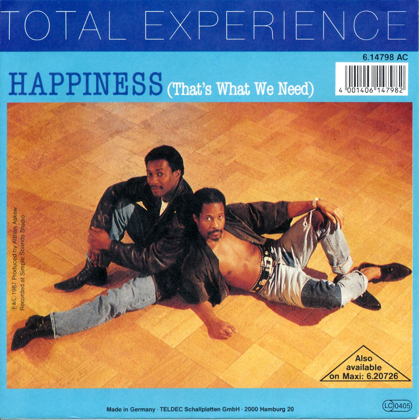 Dischi in vinile: TOTAL EXPERIENCE - HAPPINESS (7'' Vinyl Single NM) – Usato da Hedingen venduto da Studers 1
