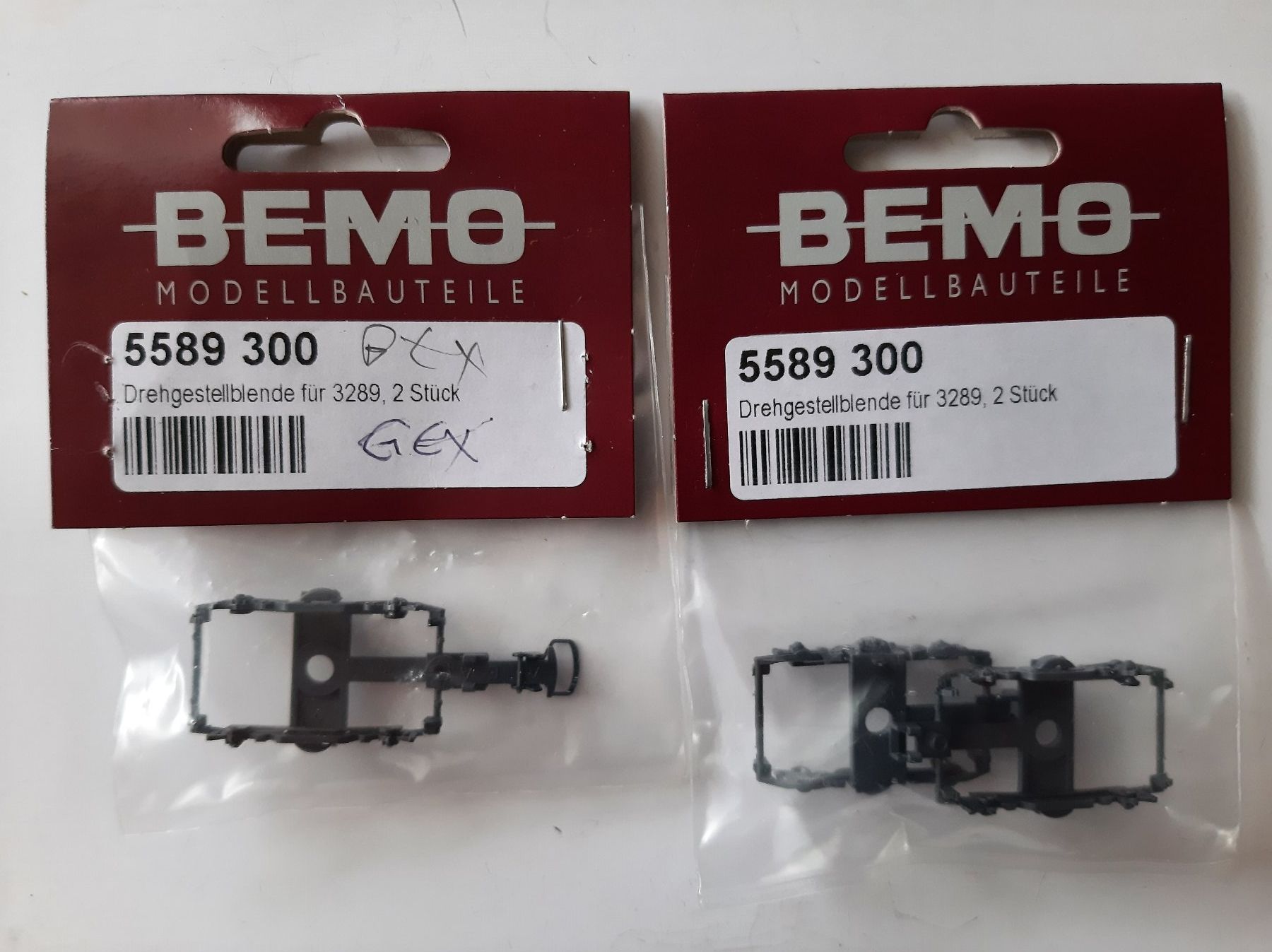 Bemo H0m 5589 300 Drehgestellblenden für BEX/GEX-Wagen (Neu und ...