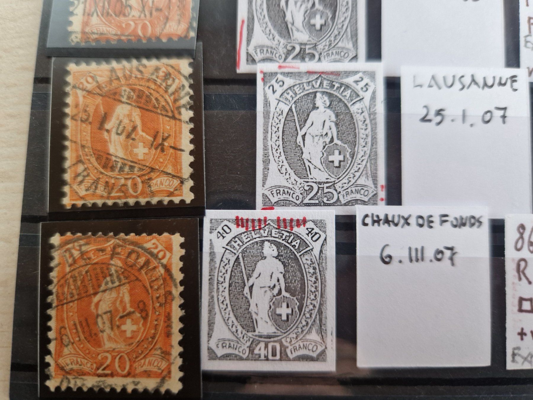 Tutti i francobolli: Top Lot Stehende, ab 1.- – Usato da Burgdorf venduto da Glossy01 3