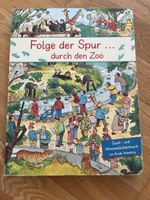 Such- und Wimmelbilderbuch Folge der Spur durch den Zoo