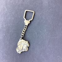 VW Käfer Schlüsselanhänger, Silber 925
