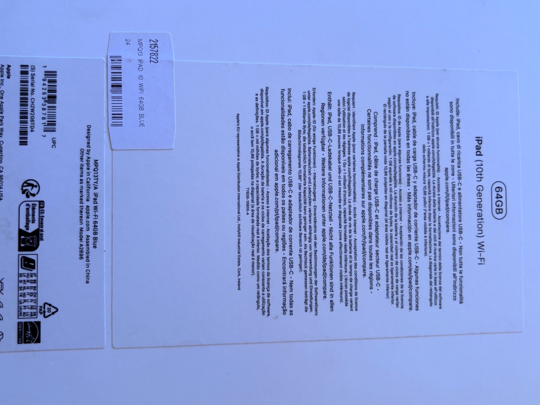 Apple Tablet PC: iPad 10 génération 2024 – Gebraucht aus Vers-l'Eglise von san_cdw9 3