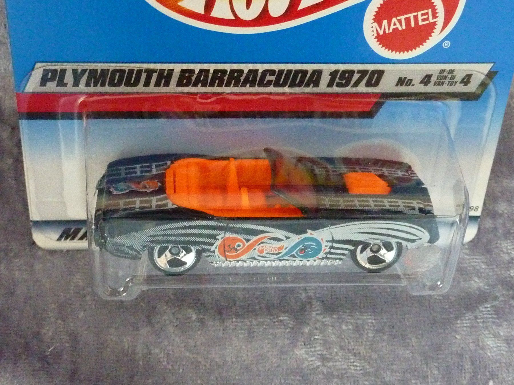 Hot Wheels Modellini d'auto: Plymouth Barracuda 1970  1:64 – Nuovo e nell'imballaggio originale da Dürrenäsch venduto da modellautos4you 1