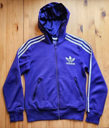 Jacke adidas Grösse M/40 Damen retro Hoodie